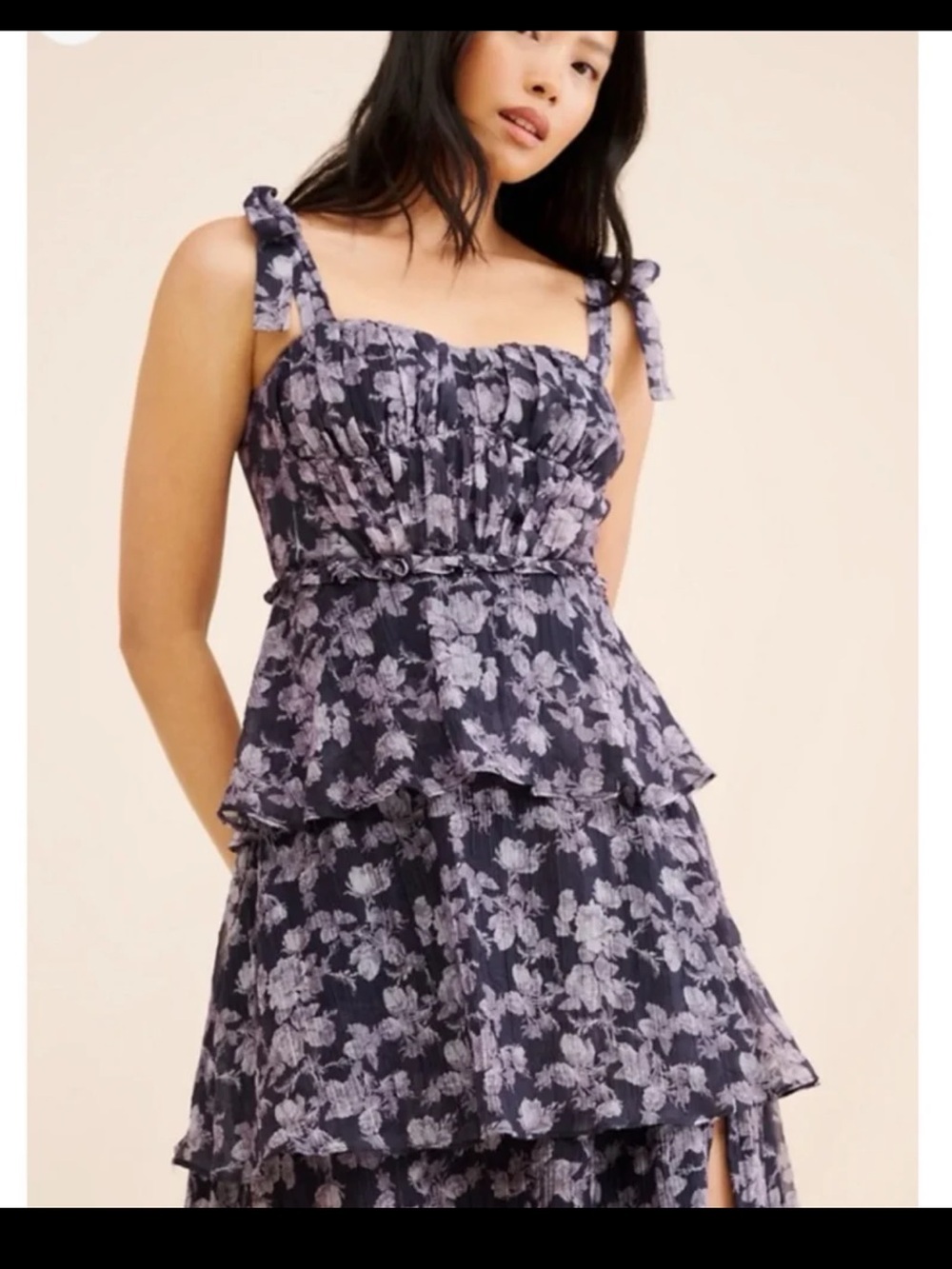Astr the Label- Mellorie Floral Tiered Maxi Dress size Small - Picture 4 of 12